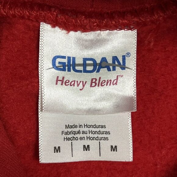 CANADA Flag Hoodie Sweater Men’s Medium Red Maple Leaf Hooded Sweatshirt Gildan - Picture 7 of 12